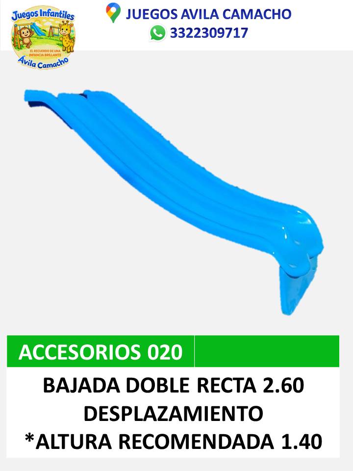 resbaladilla doble